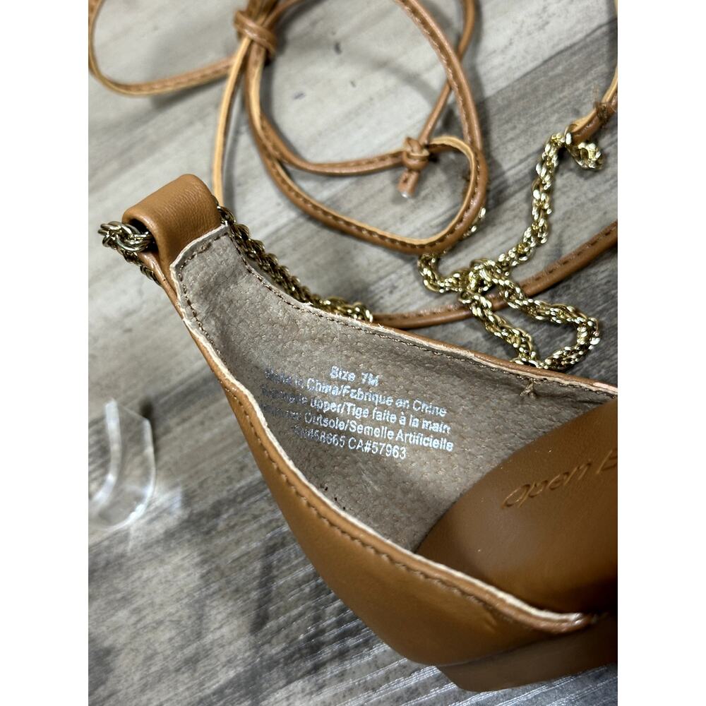 Open Edit EDOLIVIA Flat Sandals Women’s Size 7M - Picture 9 of 10